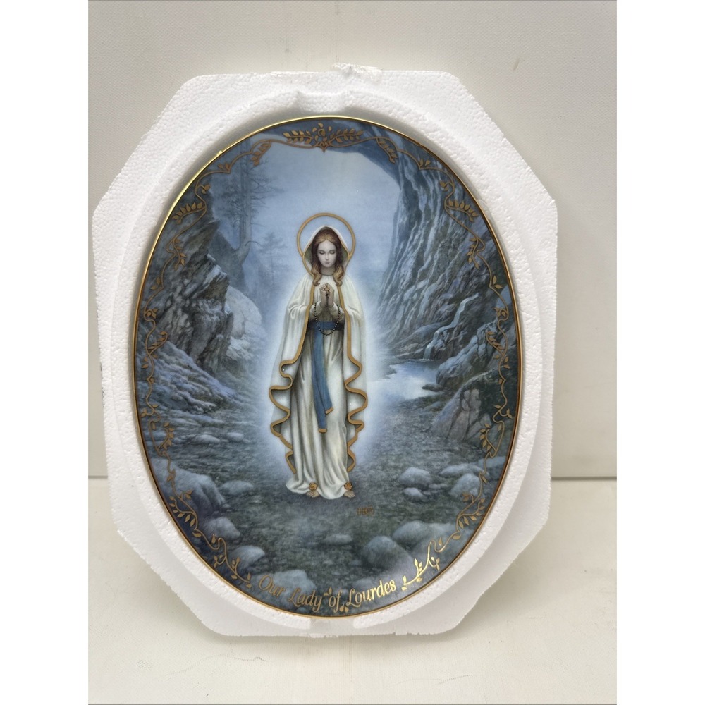 Bradford Exchange Hector Garrido 1994 Our Lady of the Snow Visions of‎ Our Lady